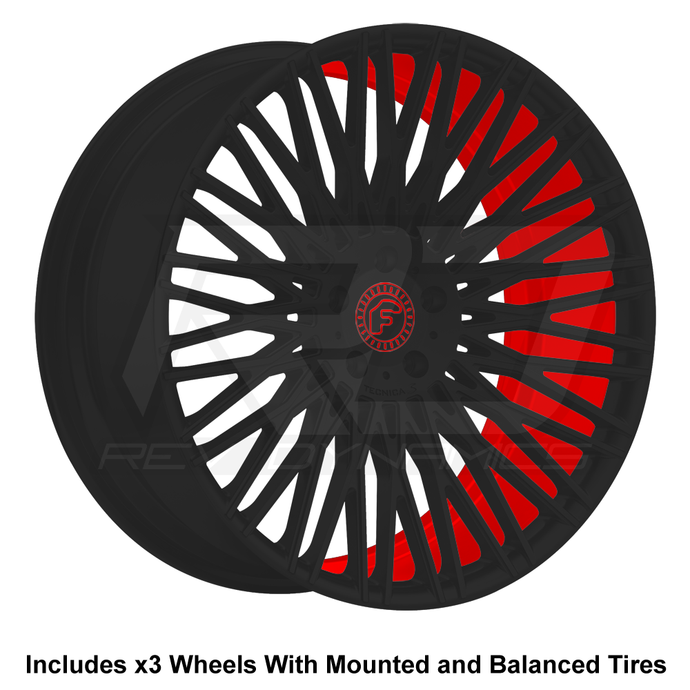Forgiato Tec S3 Slingshot 22" Wheel and Tire Package - Rev Dynamics