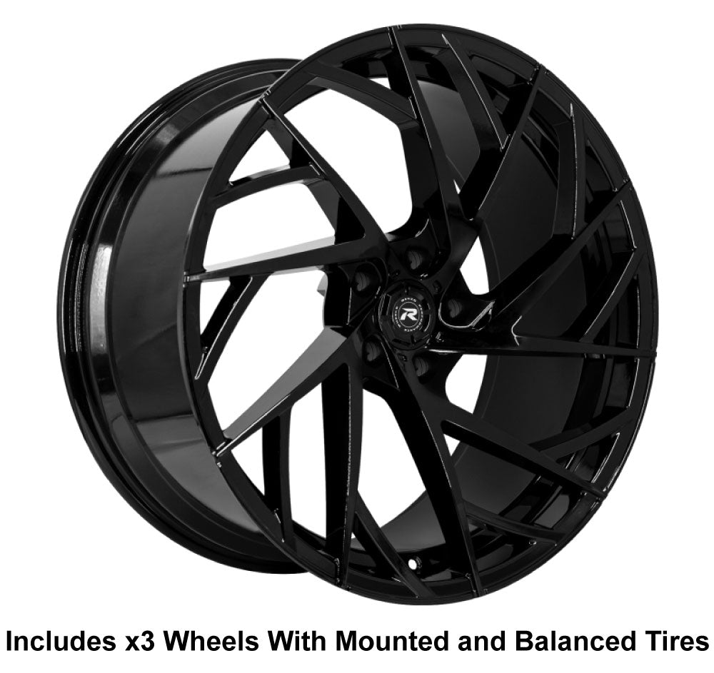 Lexani Renzo Mugello Slingshot 20" Wheel and Tire Package - Rev Dynamics