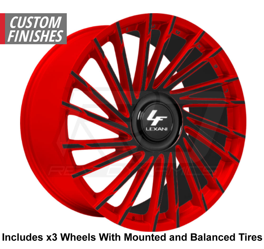 Lexani Wraith XL Slingshot 22" Wheel and Tire Package - Rev Dynamics