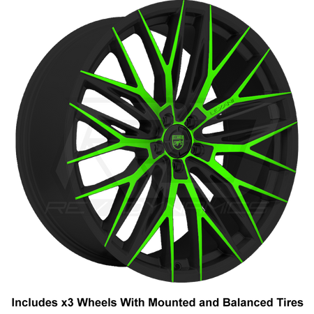 Lexani Aries Slingshot 22" Wheel and Tire Package - Rev Dynamics