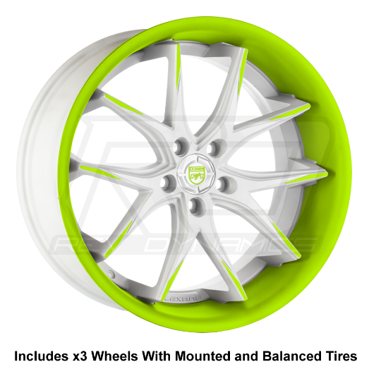 Lexani R-12 Slingshot 20" Wheel and Tire Package - Rev Dynamics