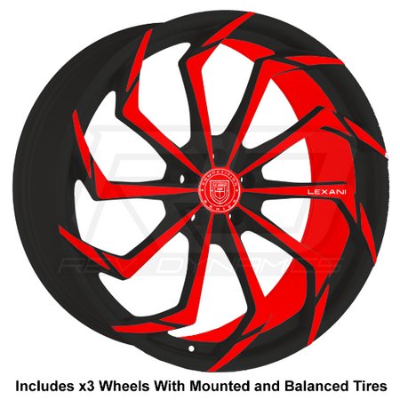 Lexani Static Slingshot 22" Wheel and Tire Package - Rev Dynamics