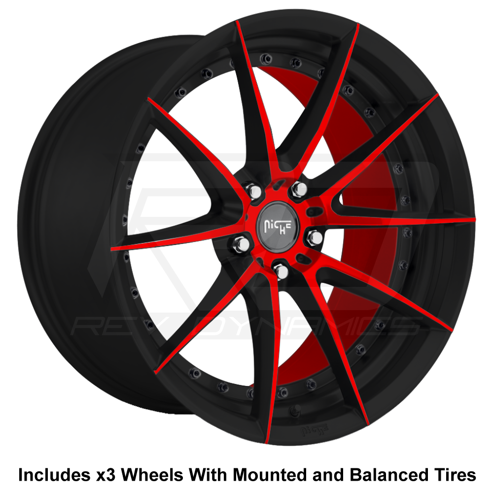 Niche Sector 20" Slingshot Wheel and Tire Package - Rev Dynamics