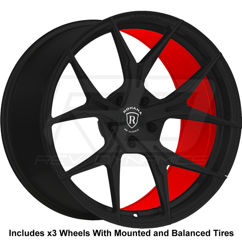 Rohana RFX5 Slingshot 20" (305 Rear) Wheel and Tire Package - Rev Dynamics