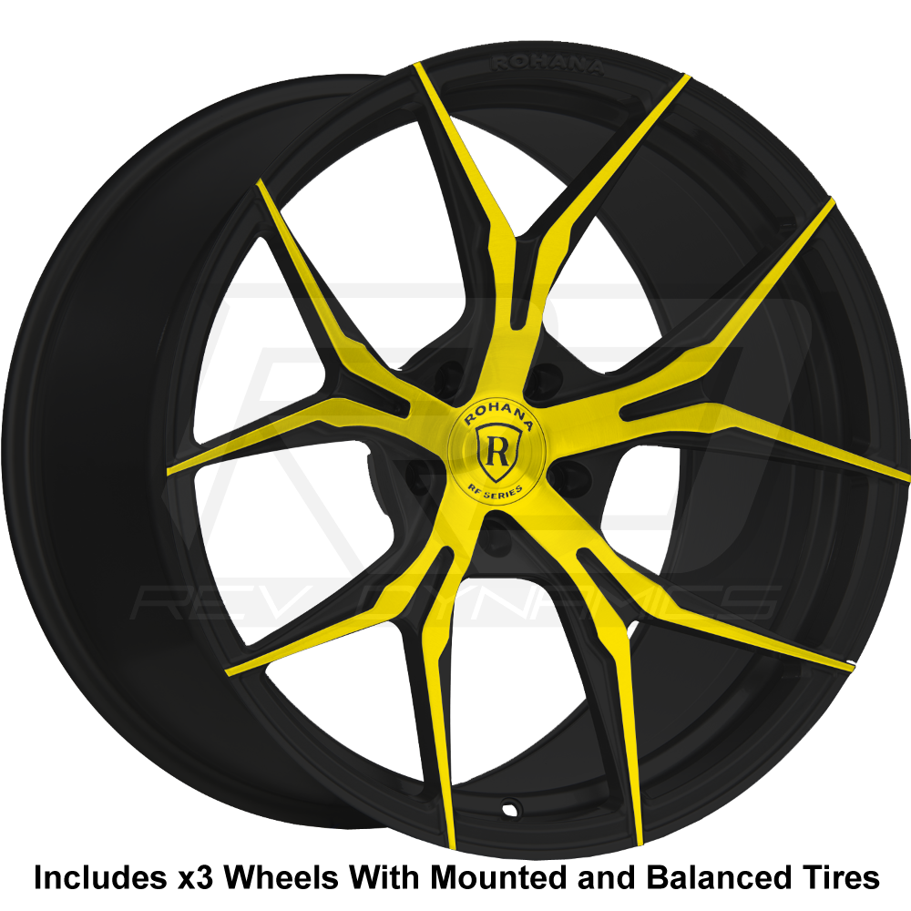 Rohana RFX5 Slingshot 20" (305 Rear) Wheel and Tire Package - Rev Dynamics