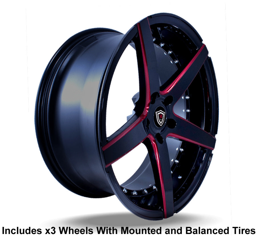 Marquee m3226 Slingshot 20" Wheel and Tire Package - Rev Dynamics