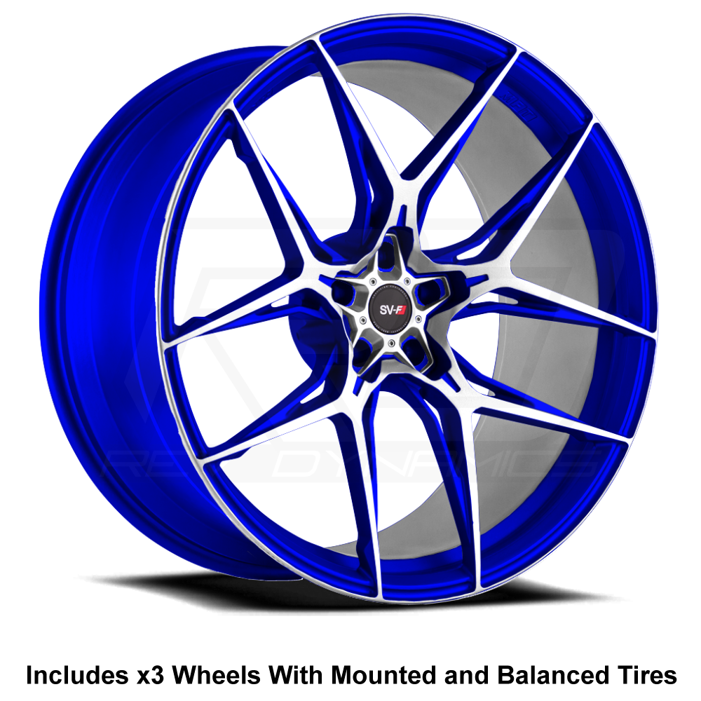 Savini SV-F5 Slingshot 20" (305 Rear) Wheel and Tire Package - Rev Dynamics