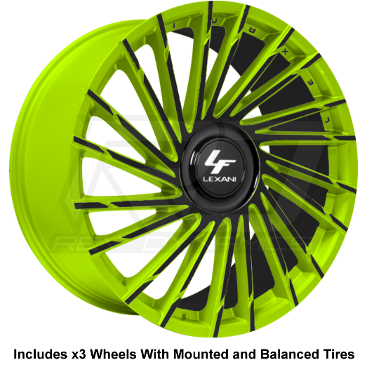 Lexani Wraith XL Slingshot 22" Wheel and Tire Package - Rev Dynamics