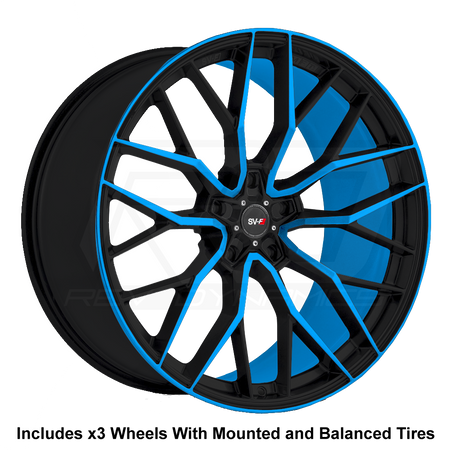 Slingshot Black and Miami Blue SV-F2 Wheel