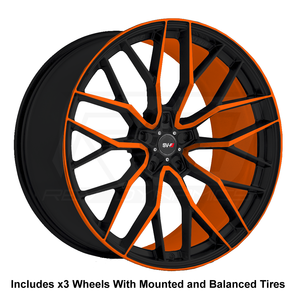 Slingshot Black and Orange Madness SV-F2 Wheel