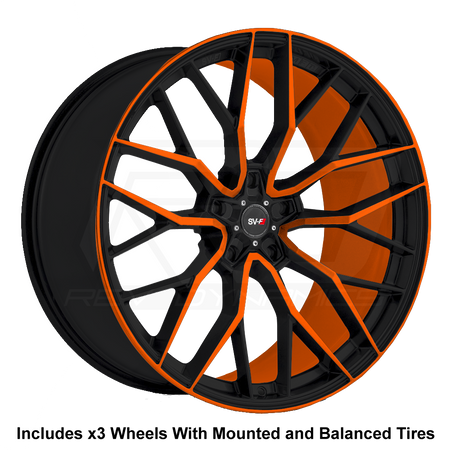 Slingshot Black and Orange Madness SV-F2 Wheel