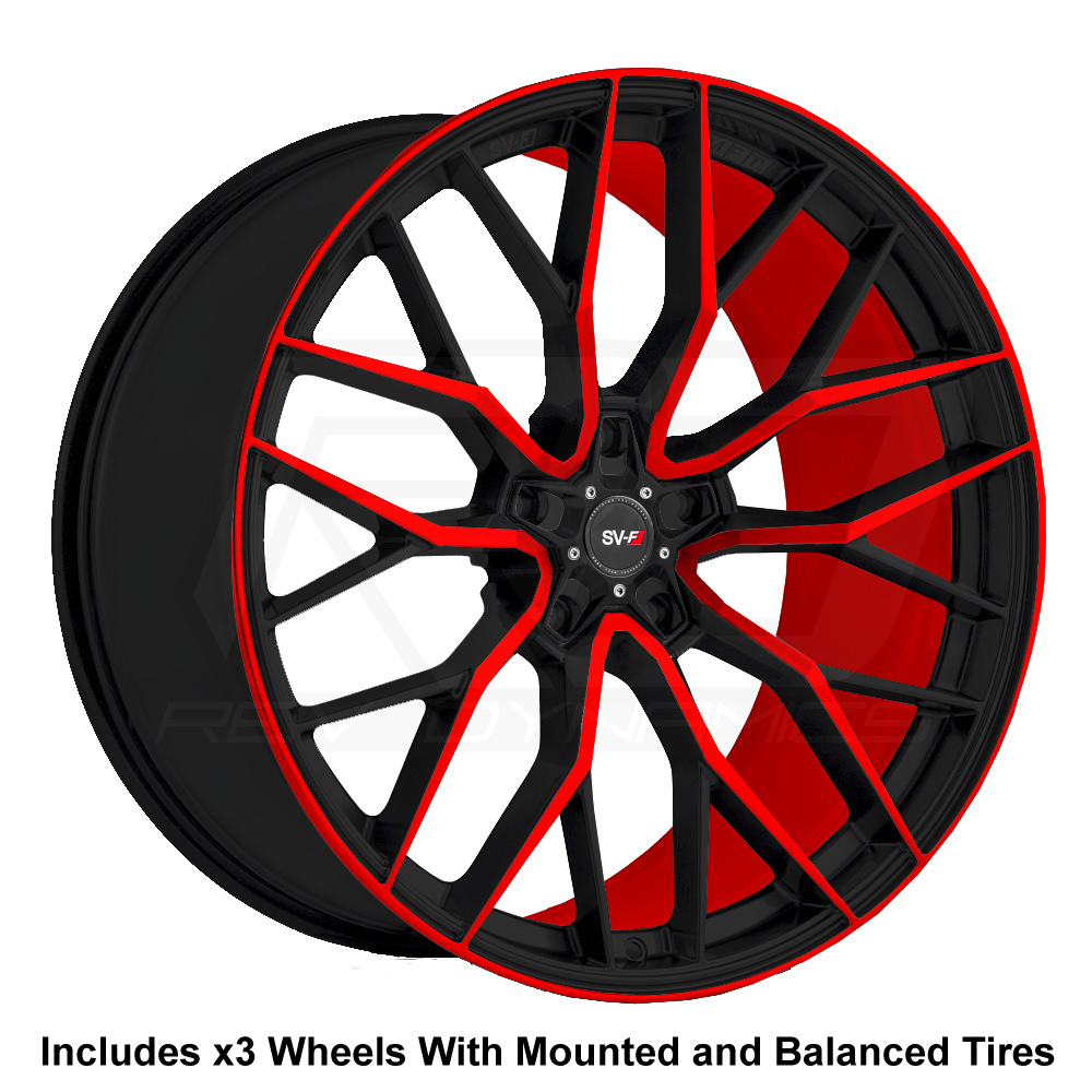 Slingshot Black and Red Pearl SV-F2 Wheel
