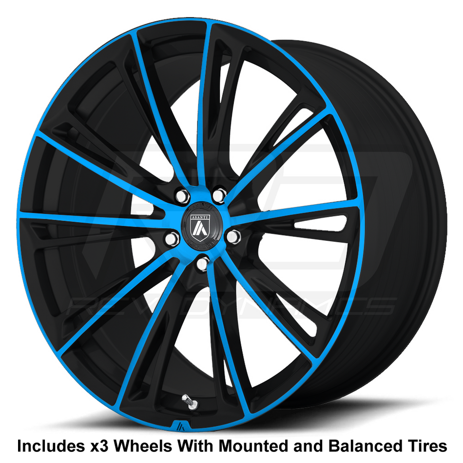 Asanti ABL-30 Slingshot 22" Wheel and Tire Package - Rev Dynamics