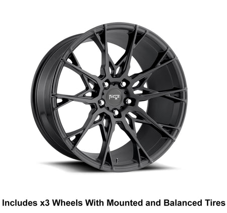 Niche Staccato Slingshot 19" Front 20" Rear Wheel and Tire Package - Rev Dynamics